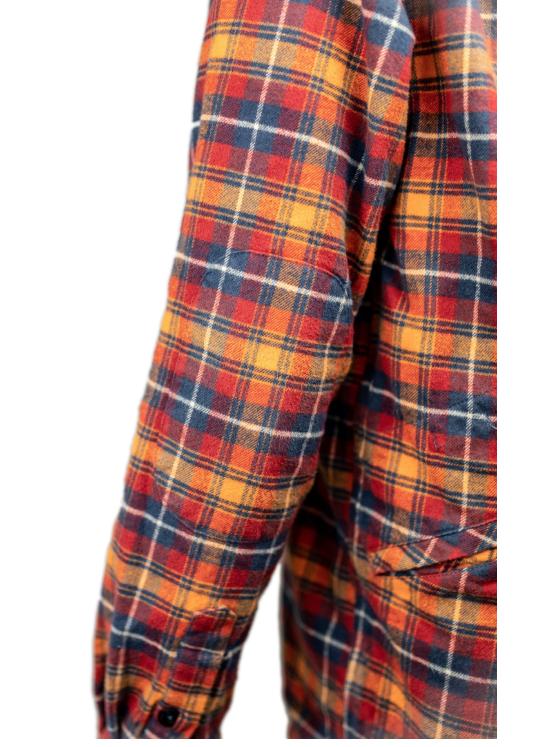 Flannel Inferno Red