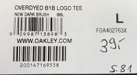 Gr.L  T-Shirt Muster Oberdyed B1B Logo Tee New Dark Brush